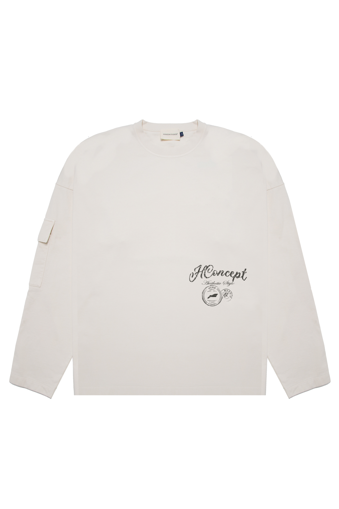 AESTHETIC STYLE BEIGE CREWNECK