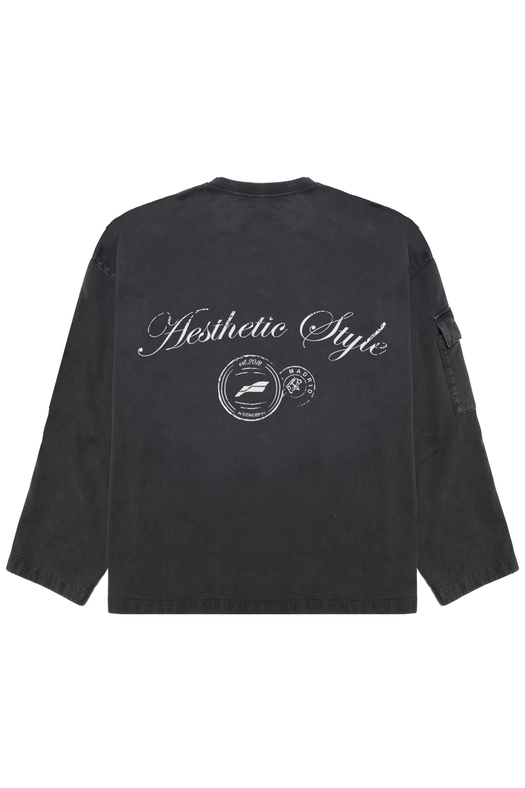AESTHETIC STYLE GRAY CREWNECK