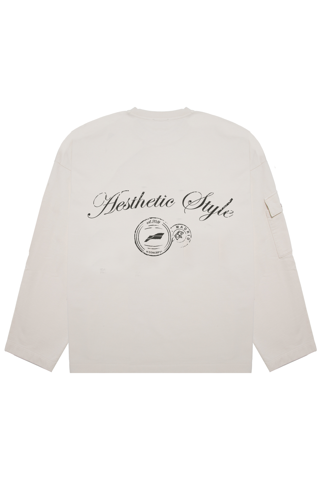 AESTHETIC STYLE BEIGE CREWNECK