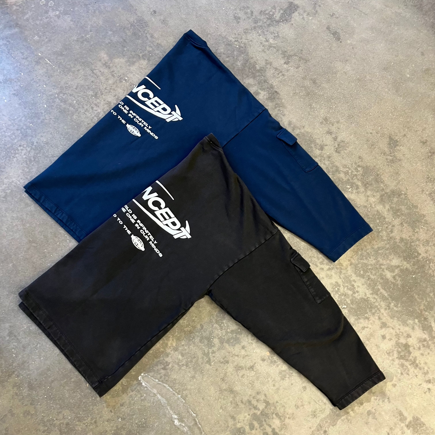 H CONCEPT NAVY CREWNECK